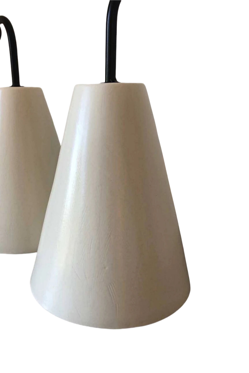 Rustic White Bathroom Wall Sconce