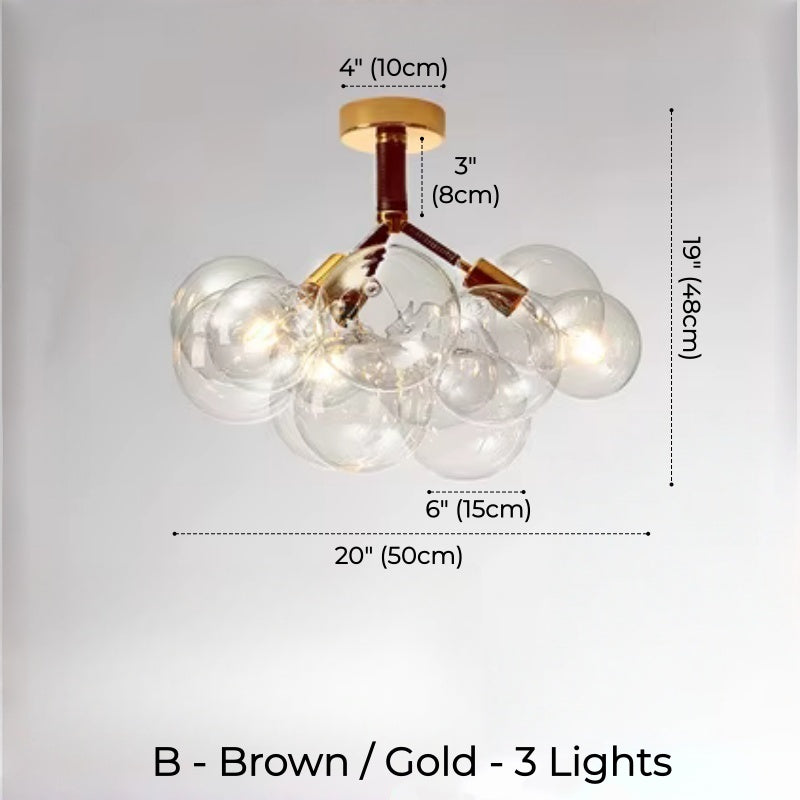 Aeria Bubble Glass Light
