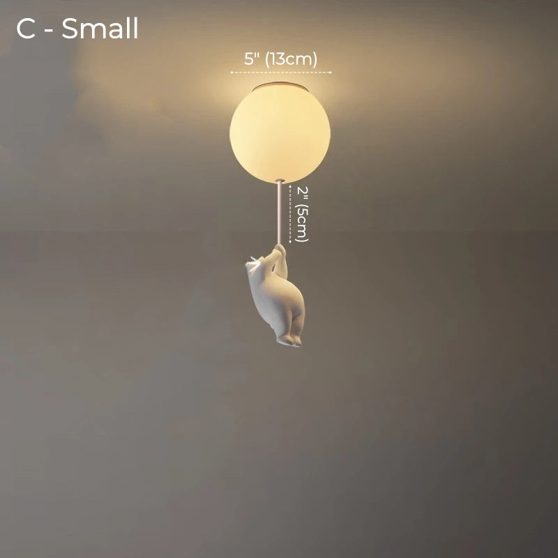 Abat-jour ballon animal pour enfants