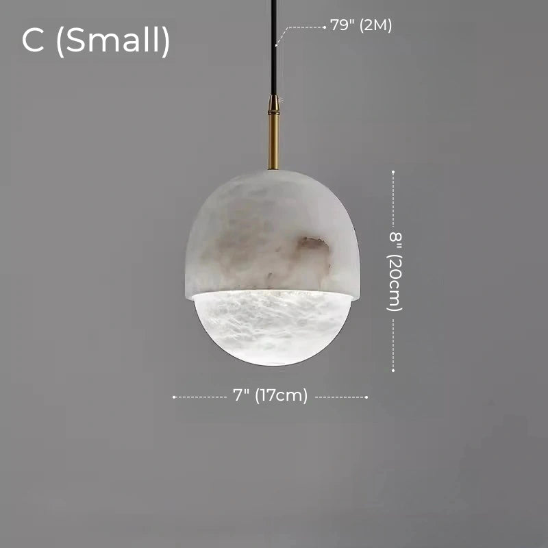 Atelier Alabaster Pendant Light Collection