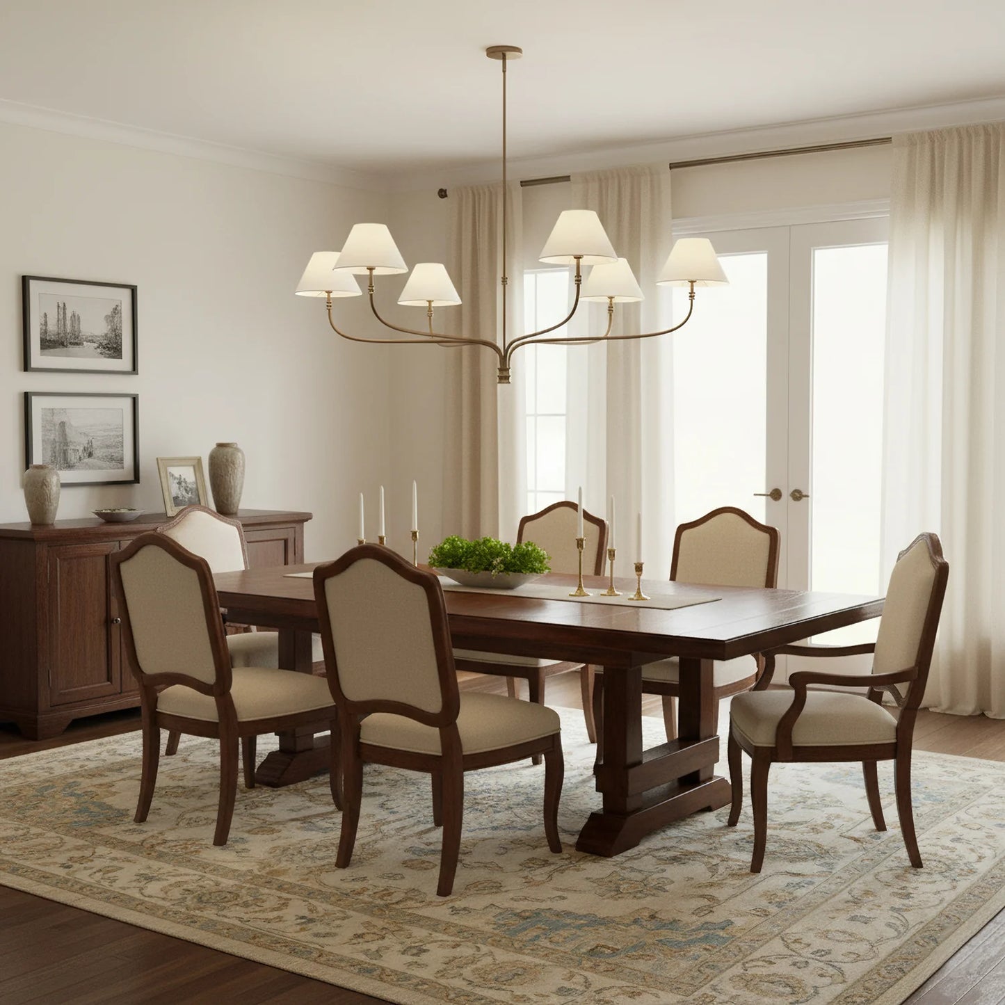 Collins Modern Metal Chandelier