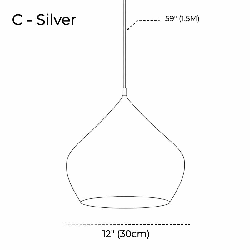 Alpine Metal Pendant Light