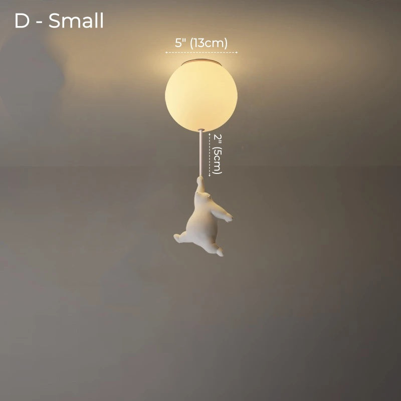 Abat-jour ballon animal pour enfants