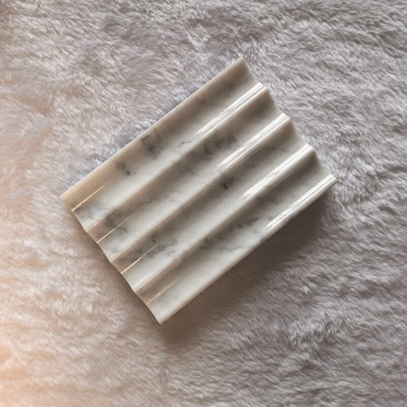 Aurelia Wave Marble Soap Dish
