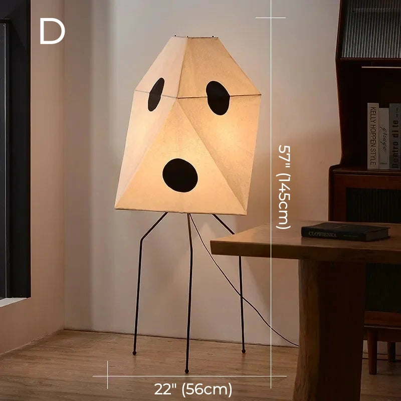 Nomi Rice Paper Floor Lamp Collection