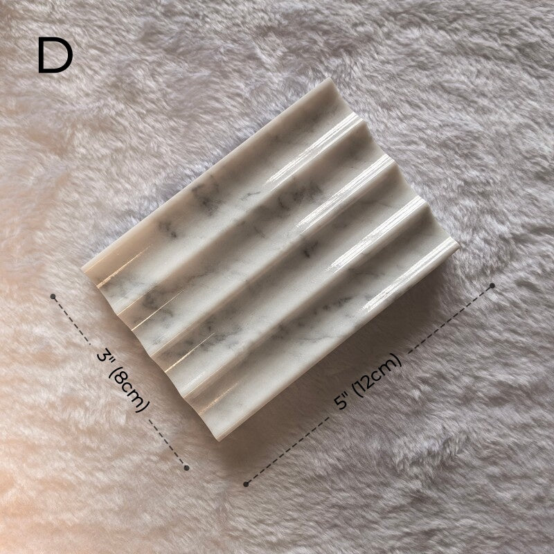 Aurelia Wave Marble Soap Dish