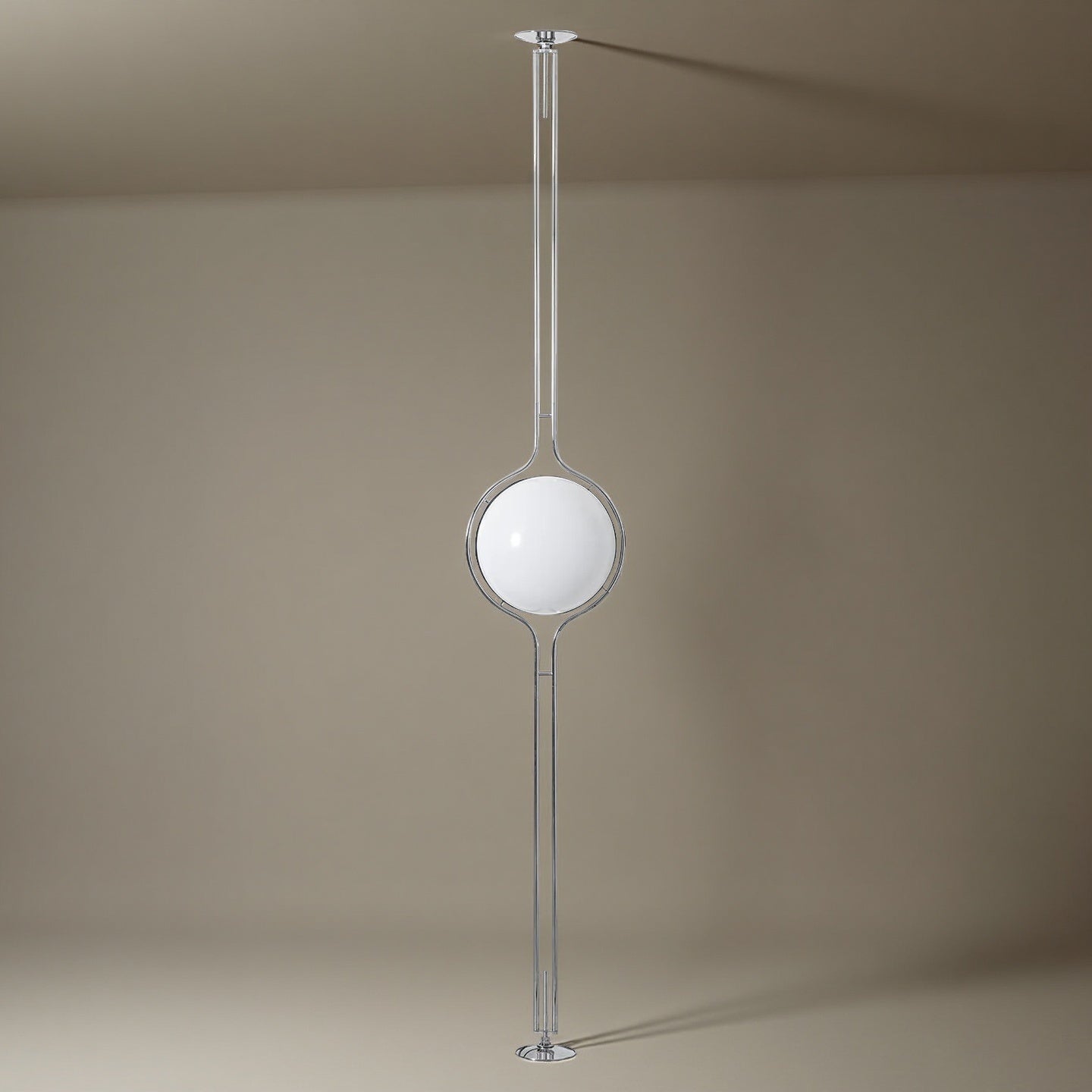 Home Decor Metal Chrome Desk Floor Lamp for Living Room