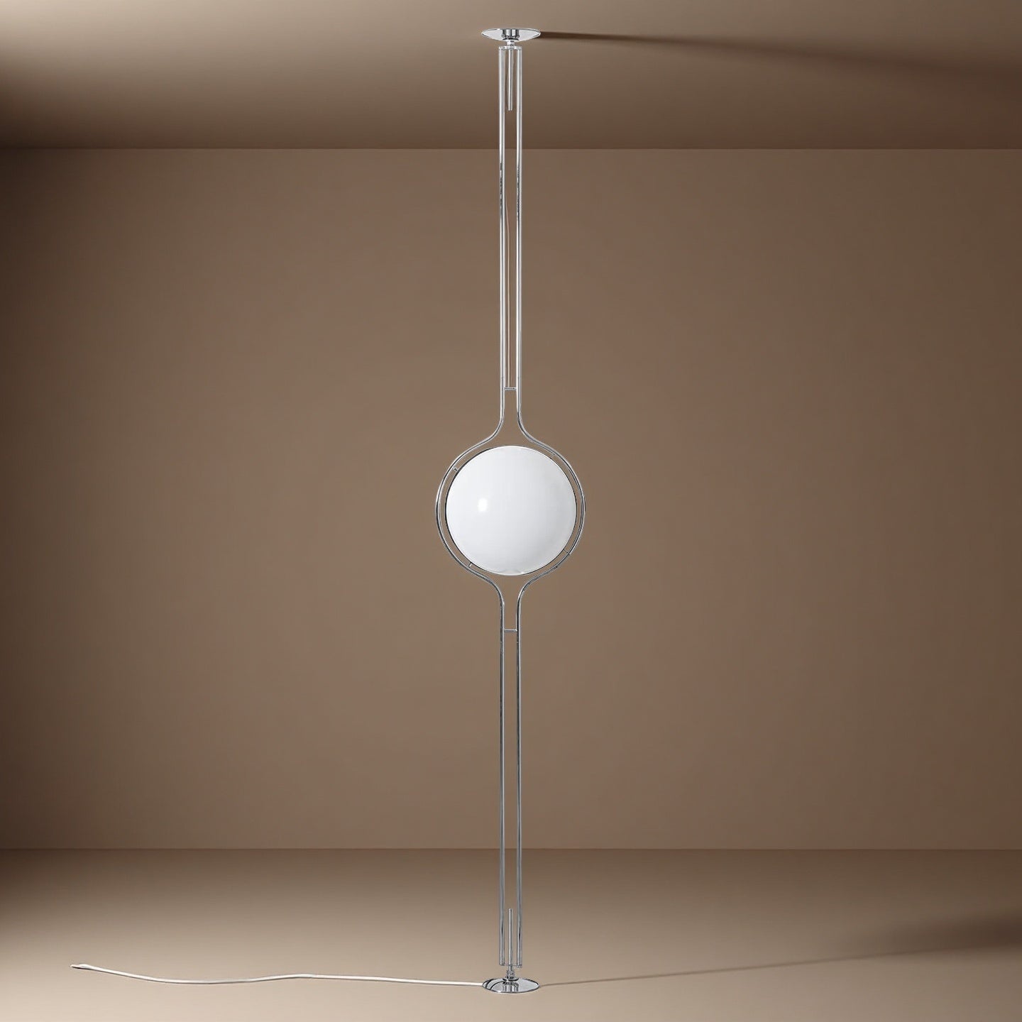 Home Decor Metal Chrome Desk Floor Lamp for Living Room