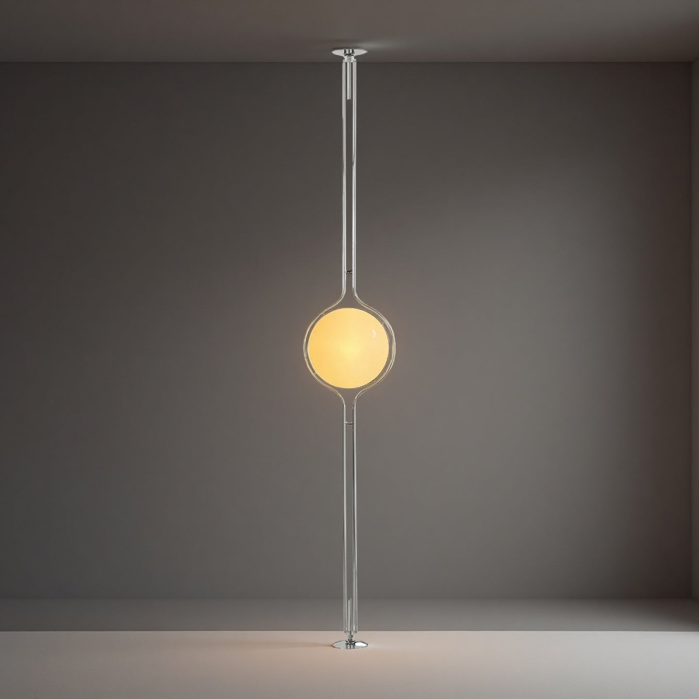 Home Decor Metal Chrome Desk Floor Lamp for Living Room