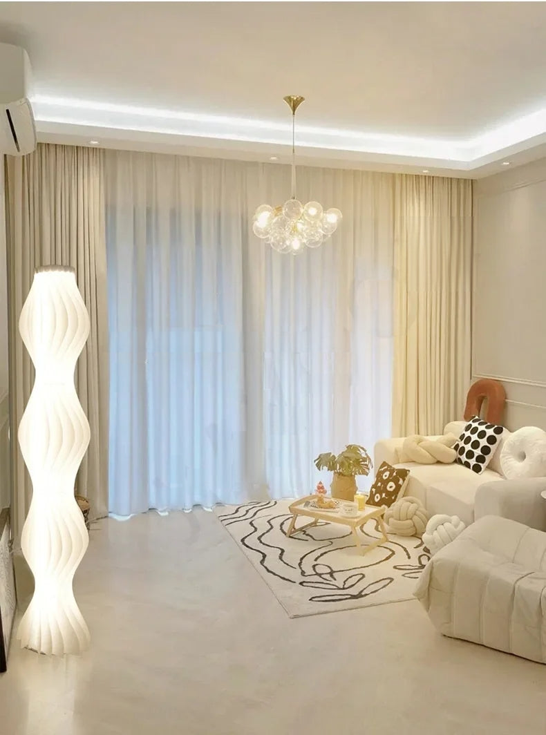 Nordic Modern Cream Acrylic Floor Lamp