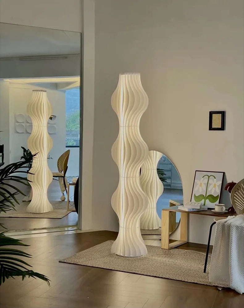 Nordic Modern Cream Acrylic Floor Lamp