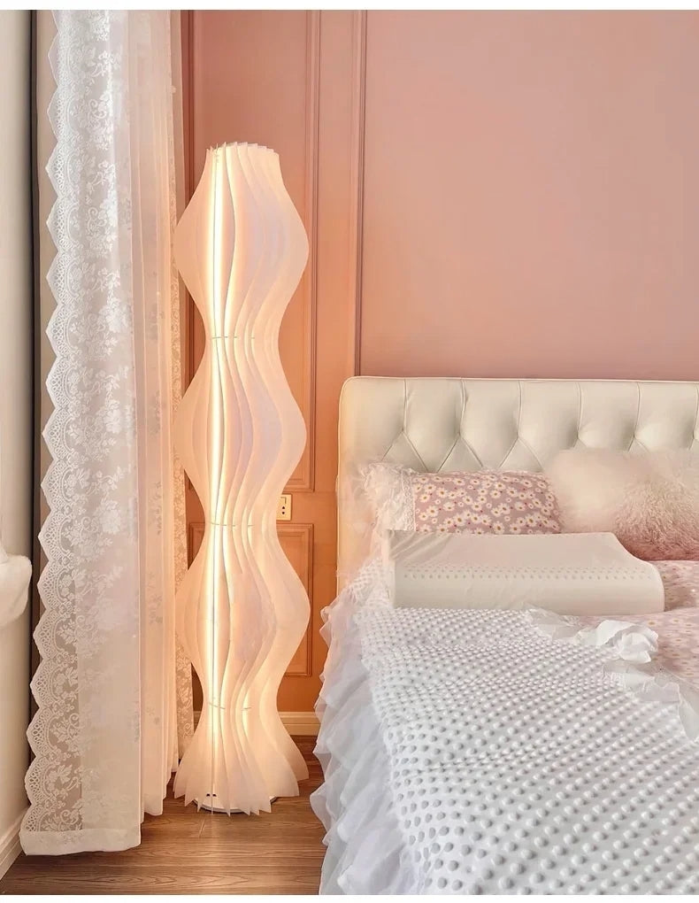 Nordic Modern Cream Acrylic Floor Lamp
