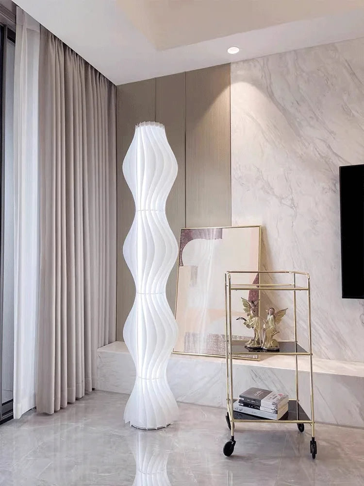 Nordic Modern Cream Acrylic Floor Lamp