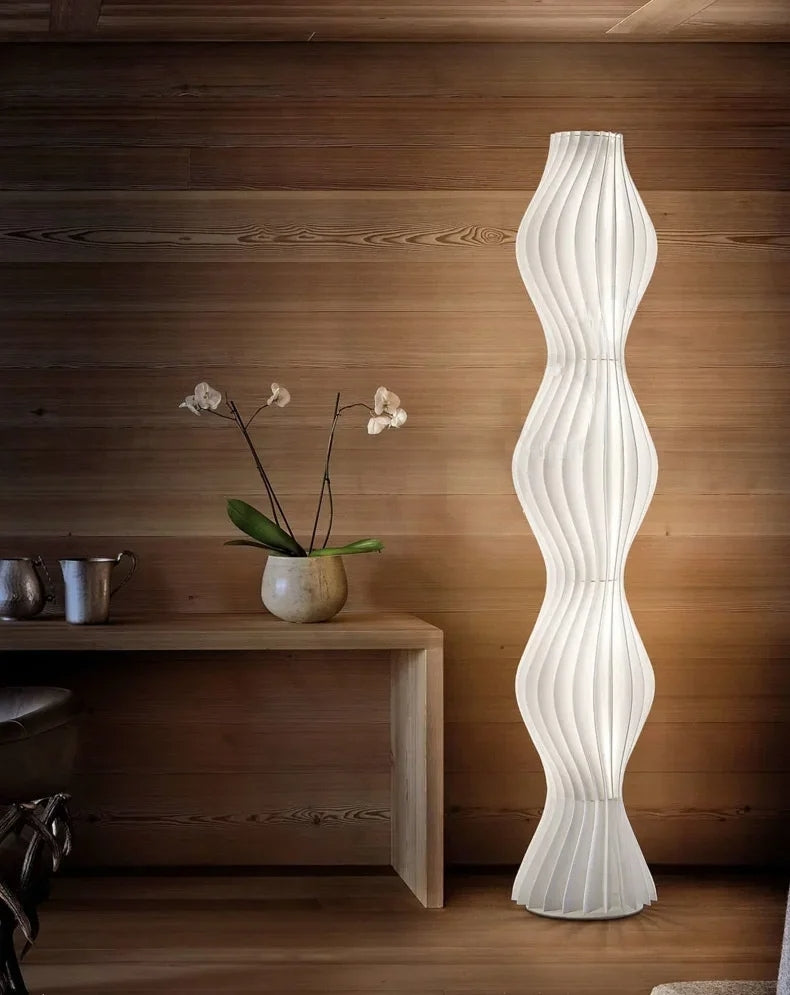 Nordic Modern Cream Acrylic Floor Lamp