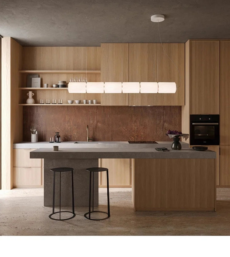 Mallory Column Glass Horizontal Pendant Light