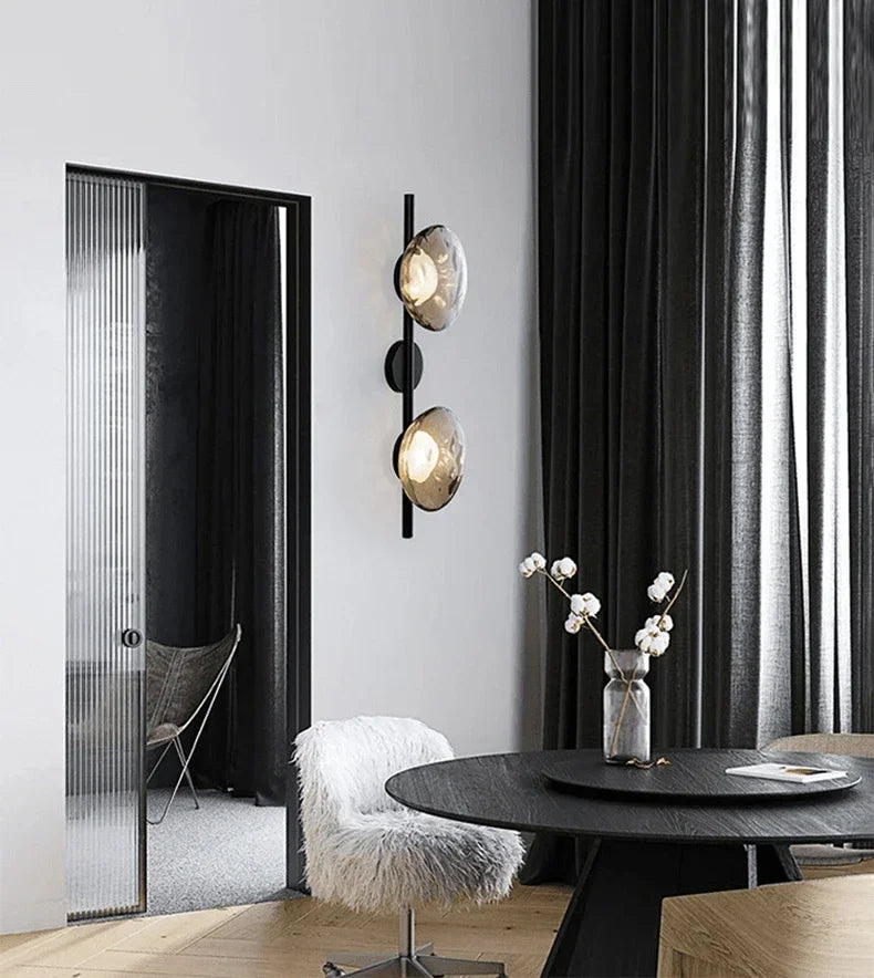 Elio Glass & Metal Wall Lamp Collection