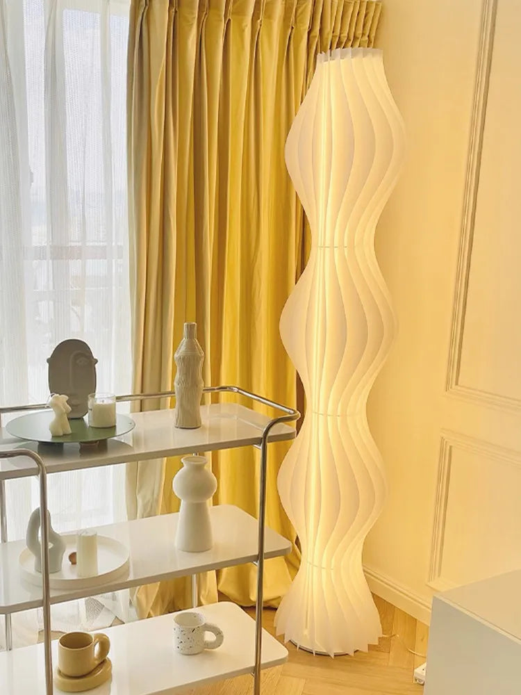 Nordic Modern Cream Acrylic Floor Lamp
