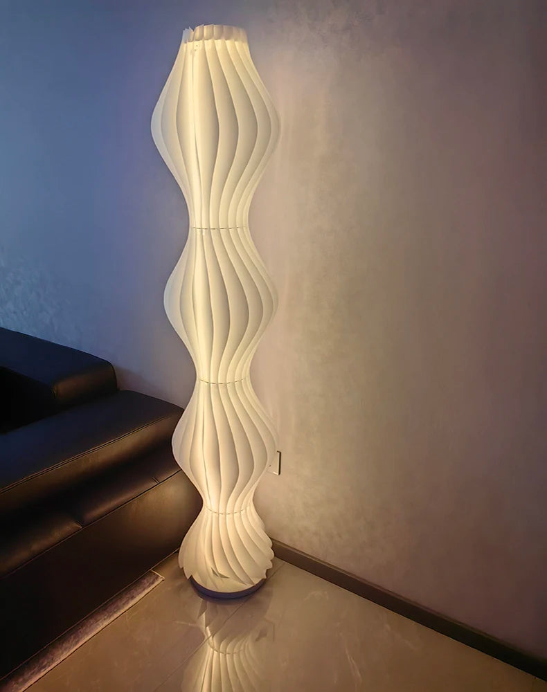 Nordic Modern Cream Acrylic Floor Lamp