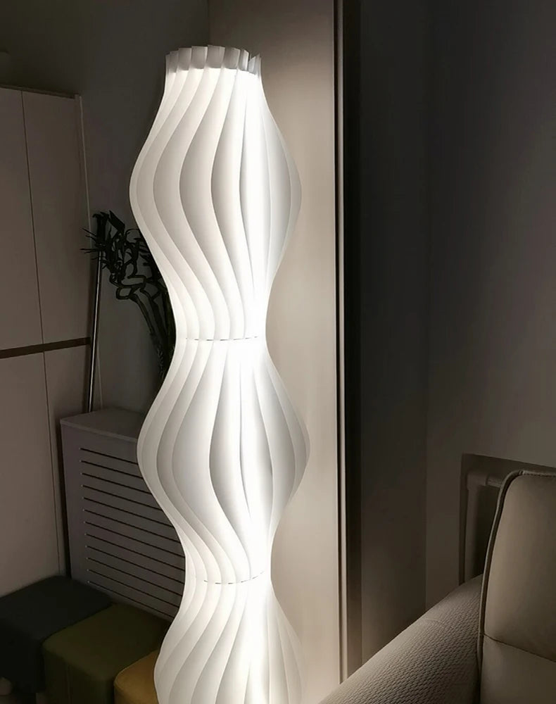 Nordic Modern Cream Acrylic Floor Lamp