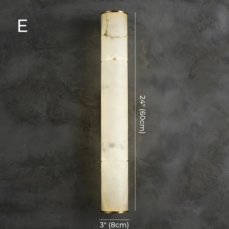 Daphne Laurel Alabaster Wall Sconce