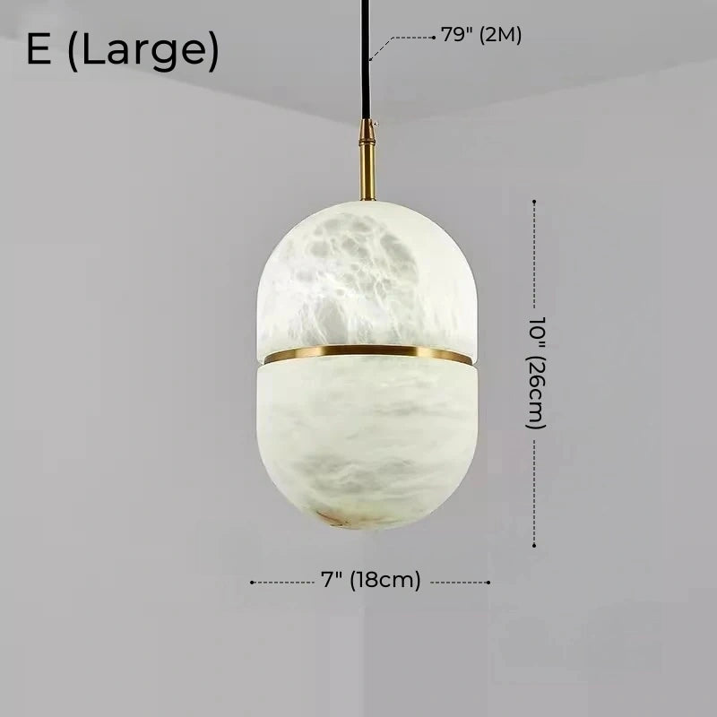 Atelier Alabaster Pendant Light Collection