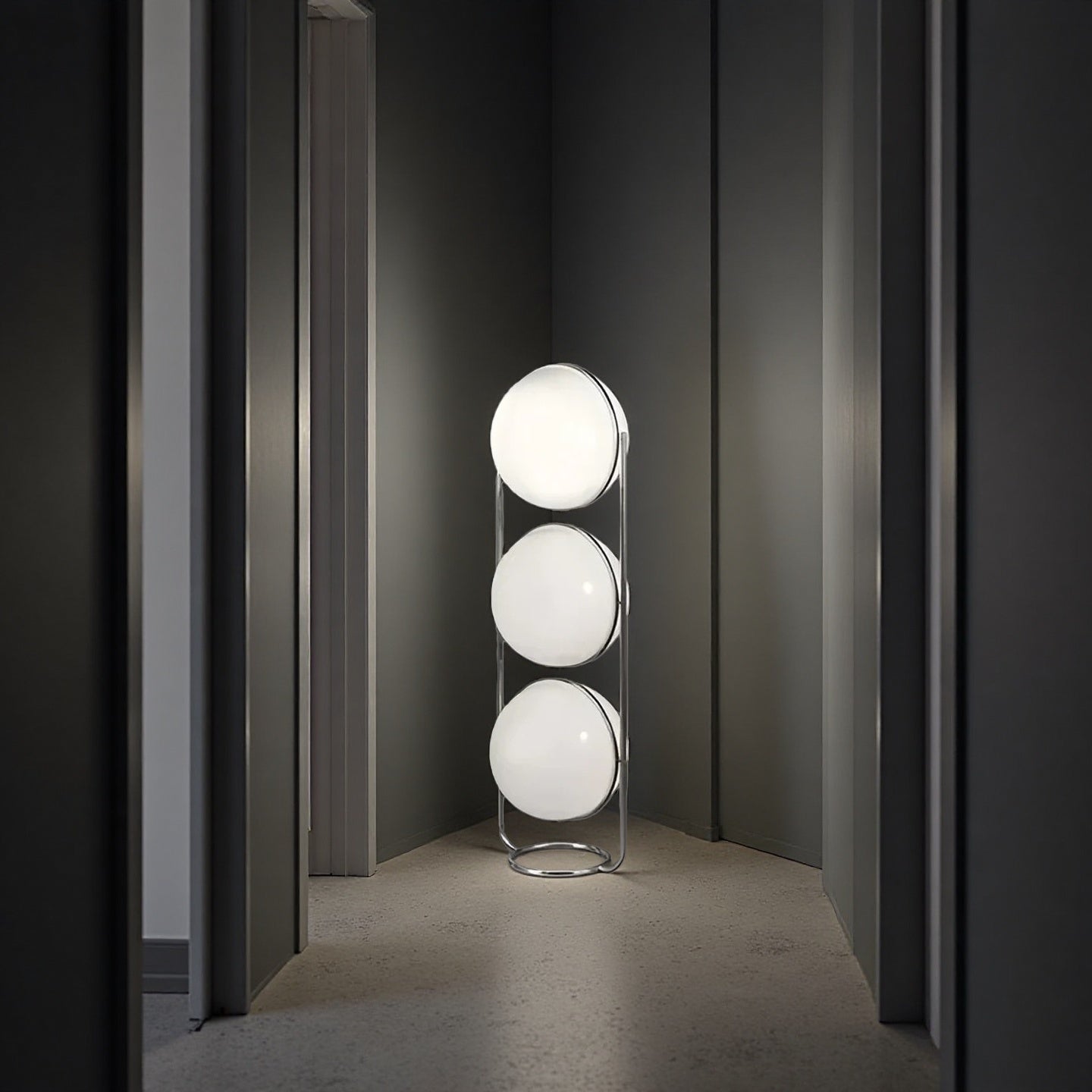 Home Decor Metal Chrome Desk Floor Lamp for Living Room