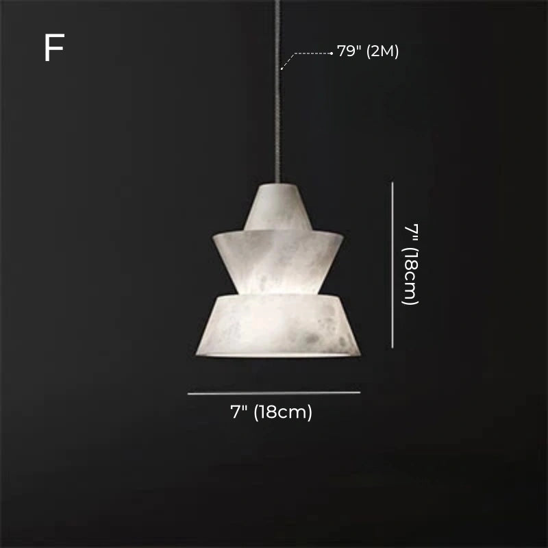 Atelier Alabaster Pendant Light Collection