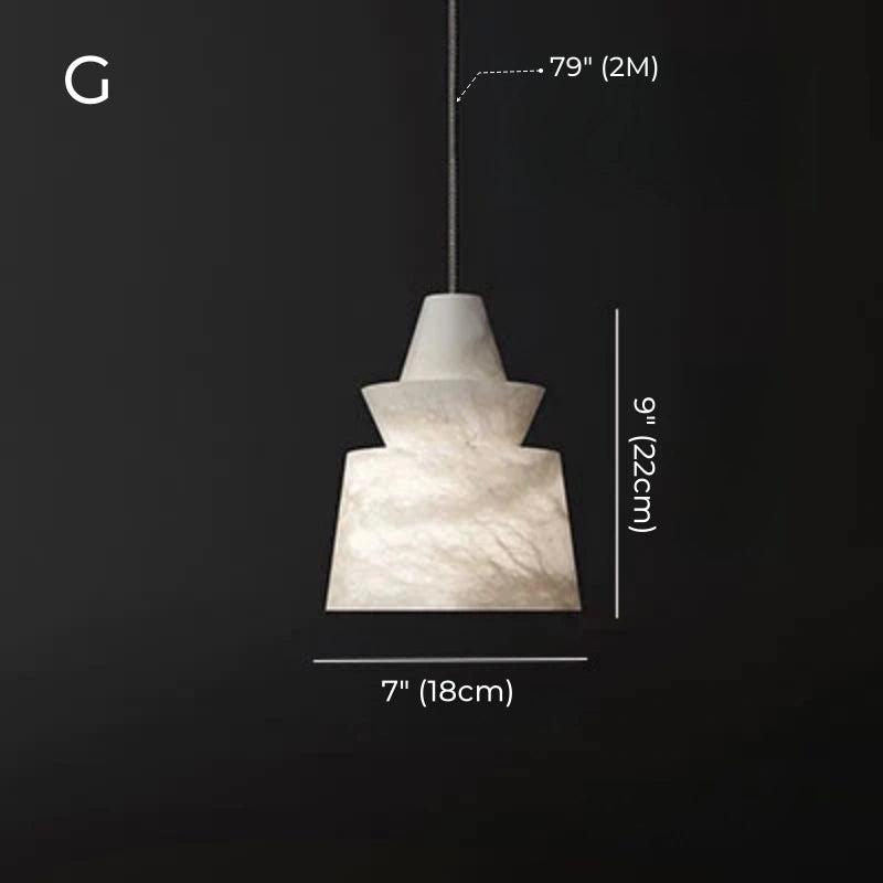 Atelier Alabaster Pendant Light Collection