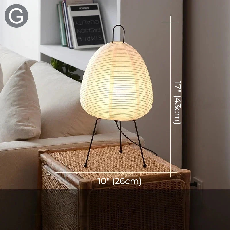 Nomi Rice Paper Floor Lamp Collection