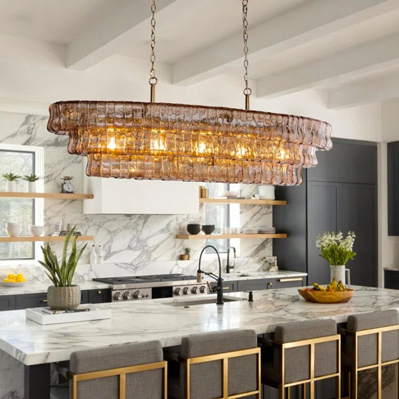 Juliet Multi-Tier Oval Crystal Chandelier