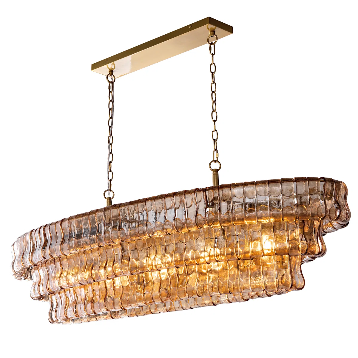 Juliet Multi-Tier Oval Crystal Chandelier