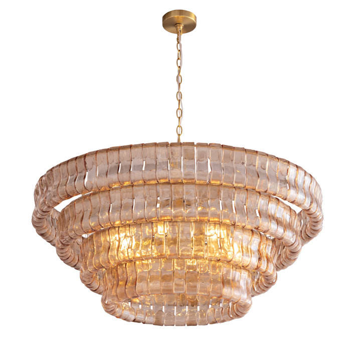 Juliet Multi-Tier Crystal Round Chandelier