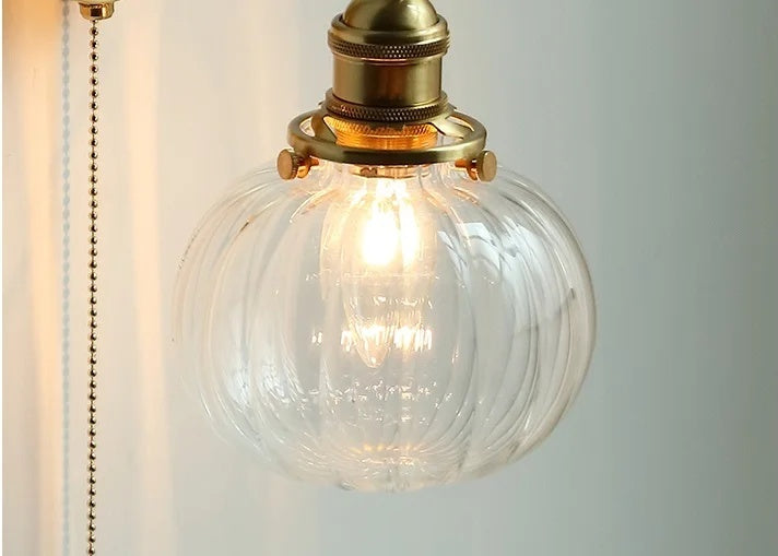 Evelyn Glass Globe Wall Sconce & Ceiling Light