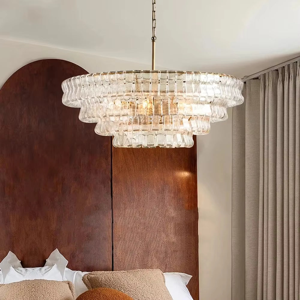 Juliet Multi-Tier Crystal Round Chandelier