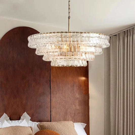 Juliet Multi-Tier Crystal Round Chandelier