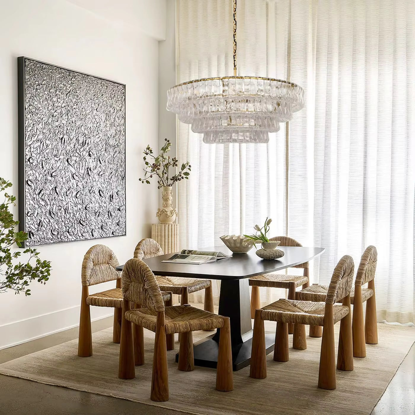 Juliet Multi-Tier Crystal Round Chandelier