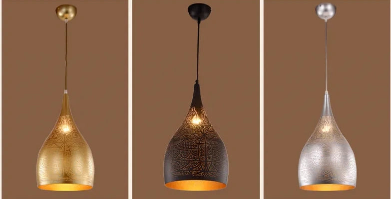 Marrakesh Perforated Metal Pendant Light