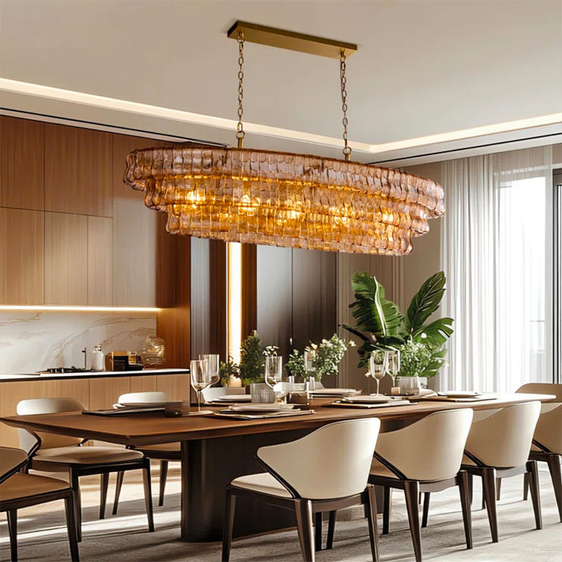 Juliet Oval Crystal Chandelier – Multi-Tier Frosted Glass Light for ...