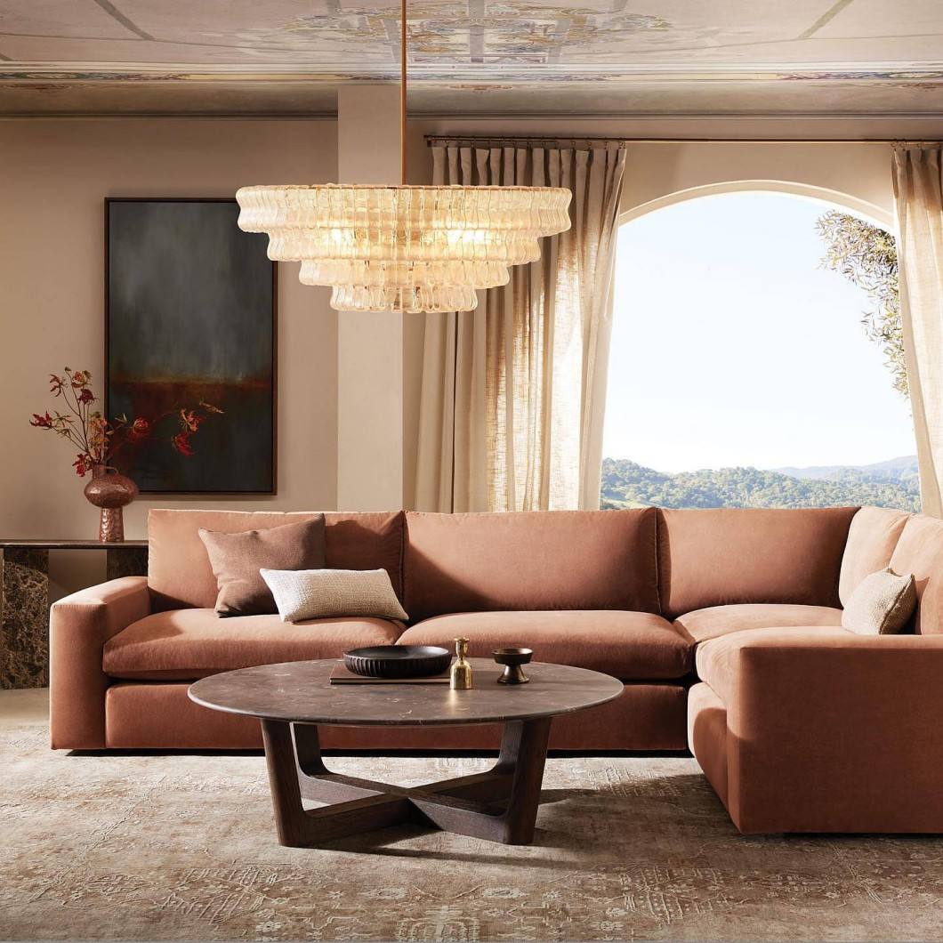 Juliet Multi-Tier Crystal Round Chandelier