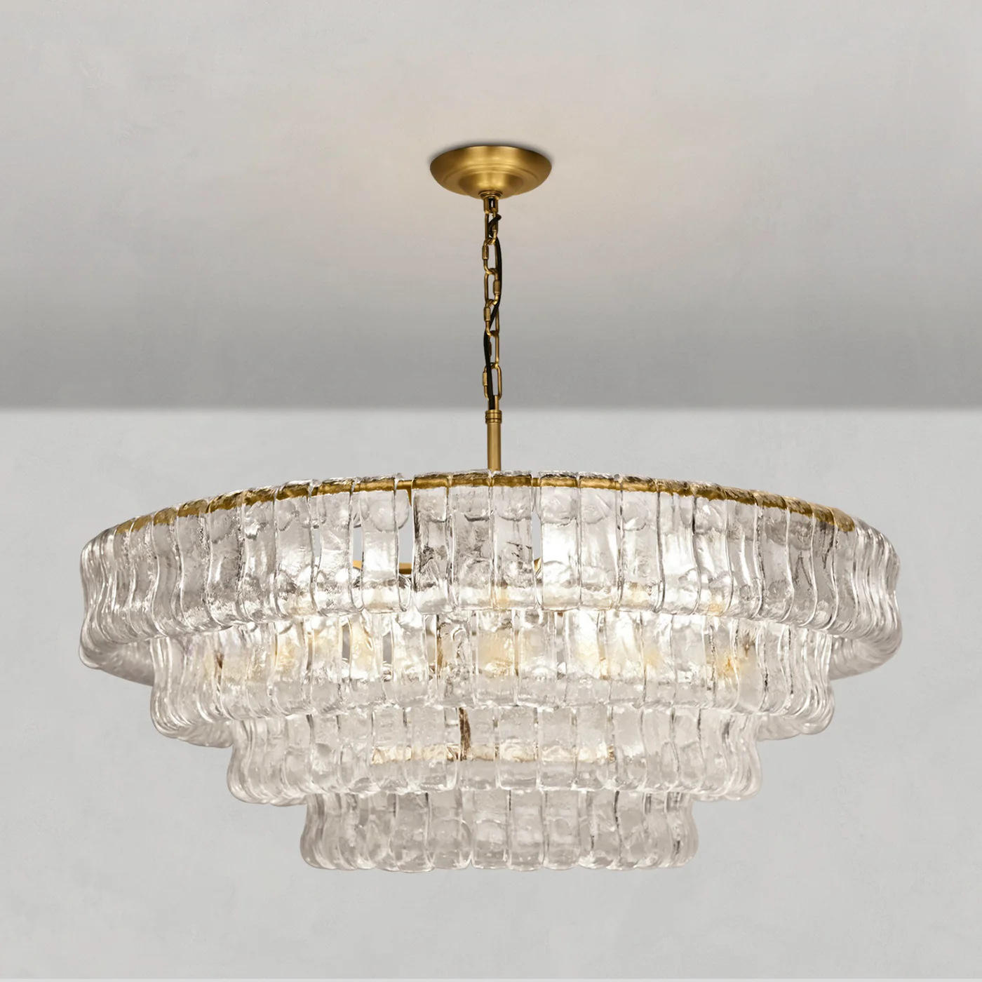 Juliet Multi-Tier Crystal Round Chandelier