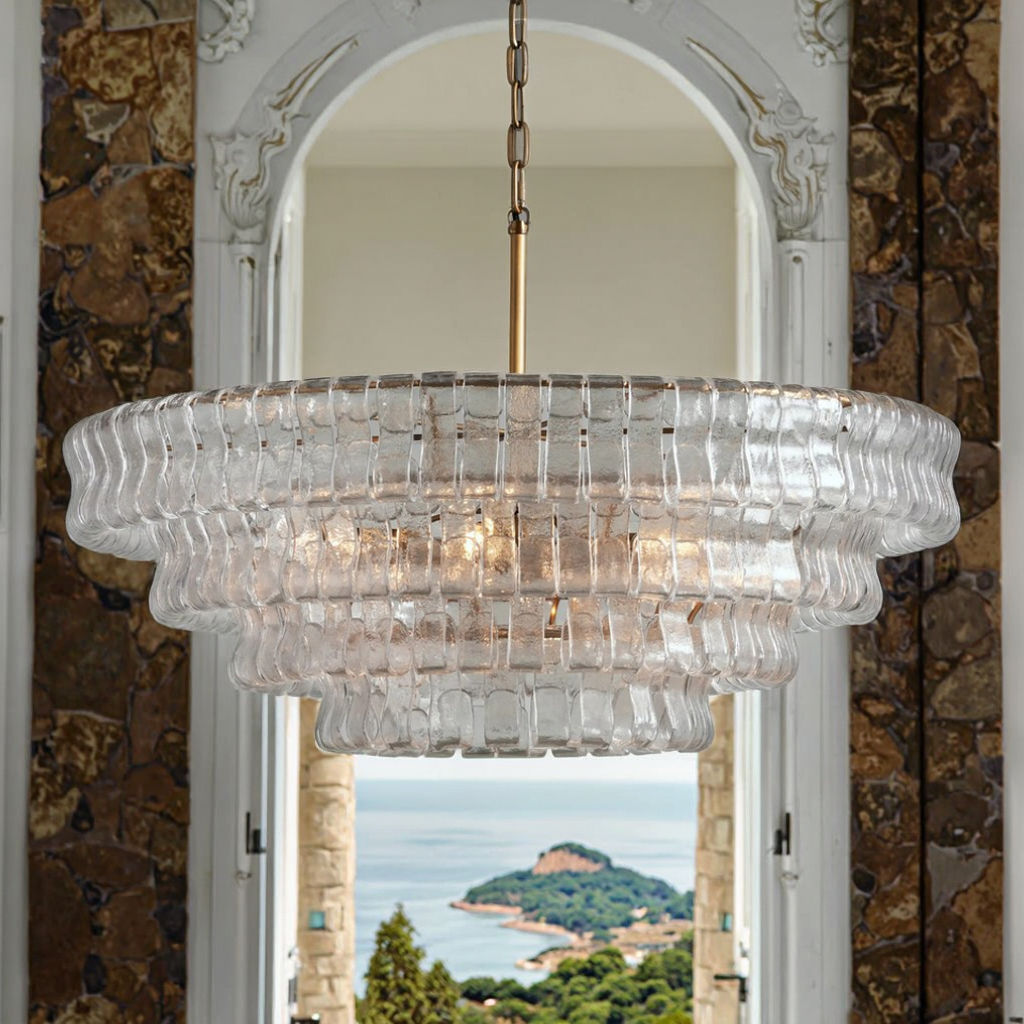 Juliet Multi-Tier Crystal Round Chandelier