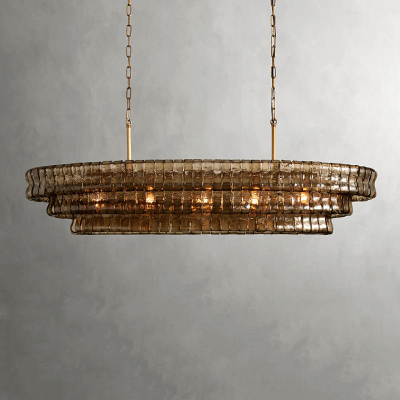 Juliet Multi-Tier Oval Crystal Chandelier
