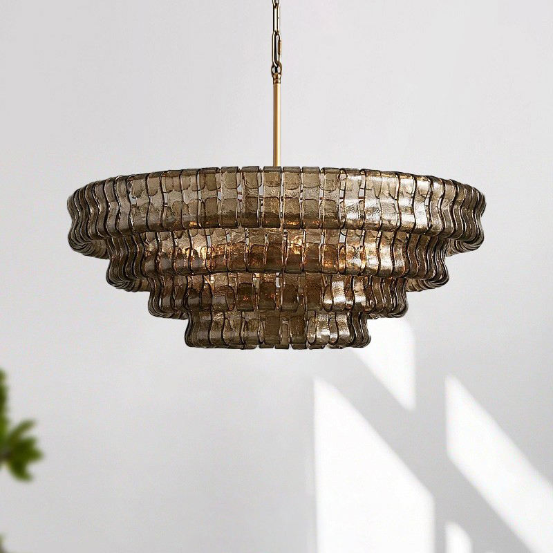 Juliet Multi-Tier Crystal Round Chandelier