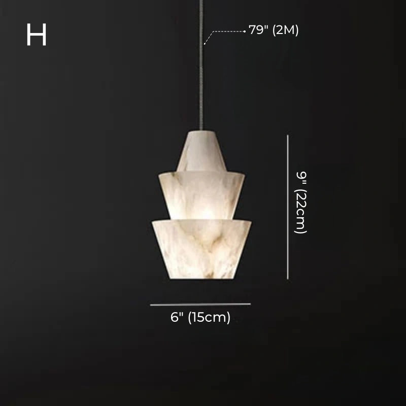 Atelier Alabaster Pendant Light Collection