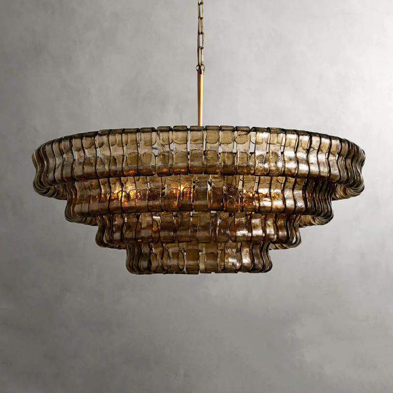 Juliet Multi-Tier Crystal Round Chandelier