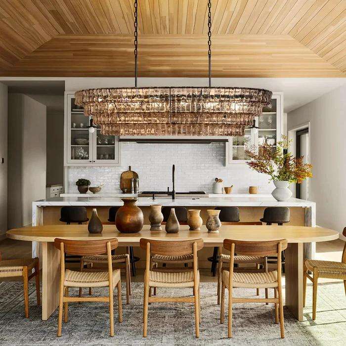Juliet Oval Crystal Chandelier – Multi-Tier Frosted Glass Light for ...