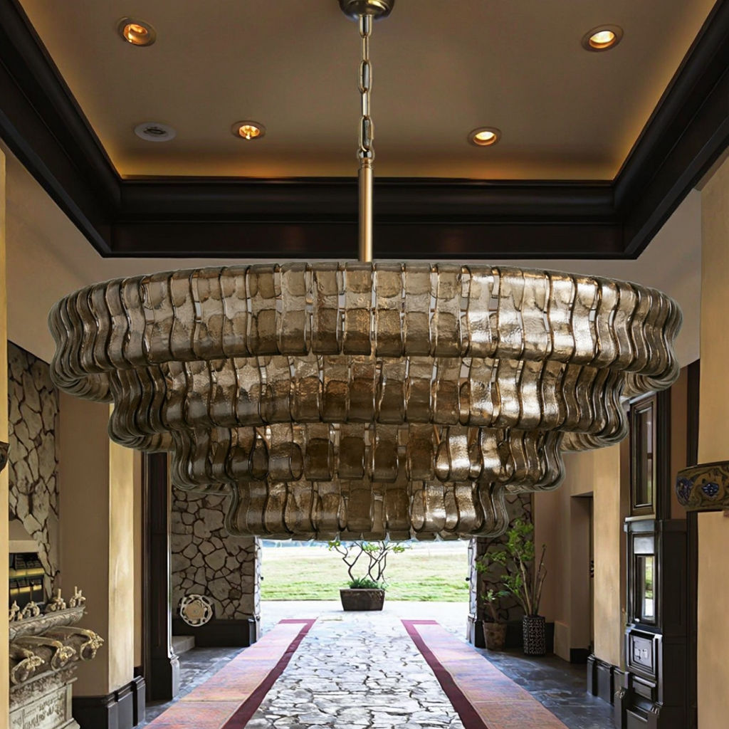 Juliet Multi-Tier Crystal Round Chandelier