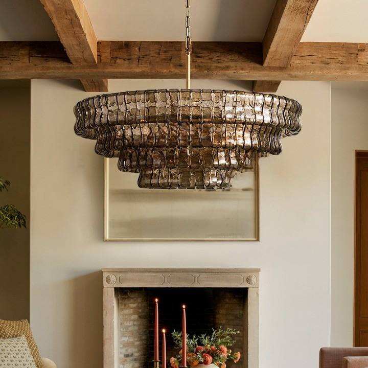 Juliet Multi-Tier Crystal Round Chandelier