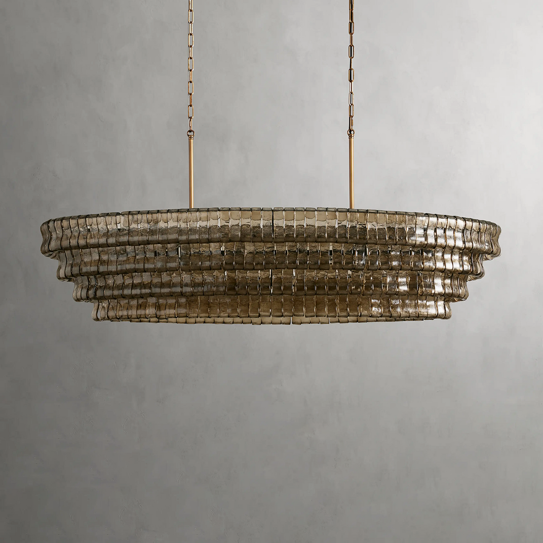 Juliet Multi-Tier Oval Crystal Chandelier