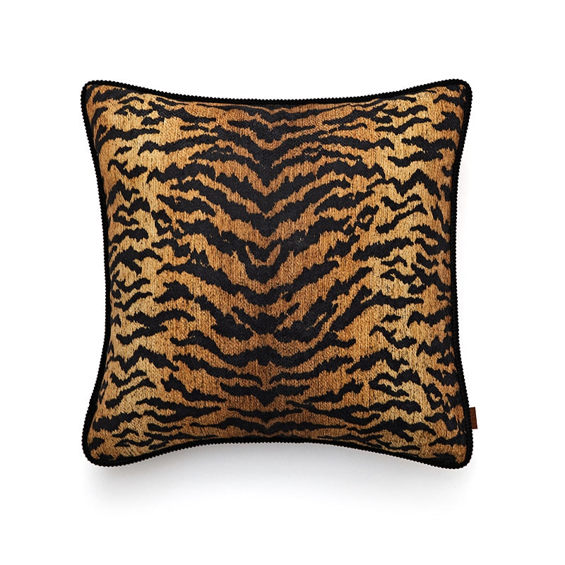 Retro Beautiful Tiger Skin Pillow Cases